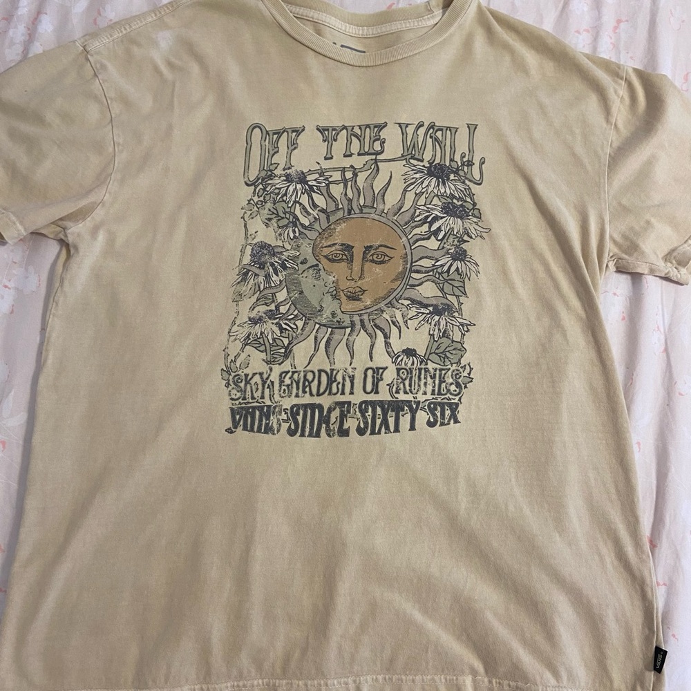 Yellow Vans M  shirt